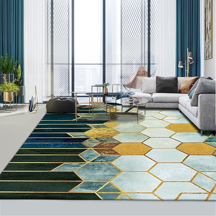 SXGCH Area Rug Design 170 x 200 cm Carpet for Office  