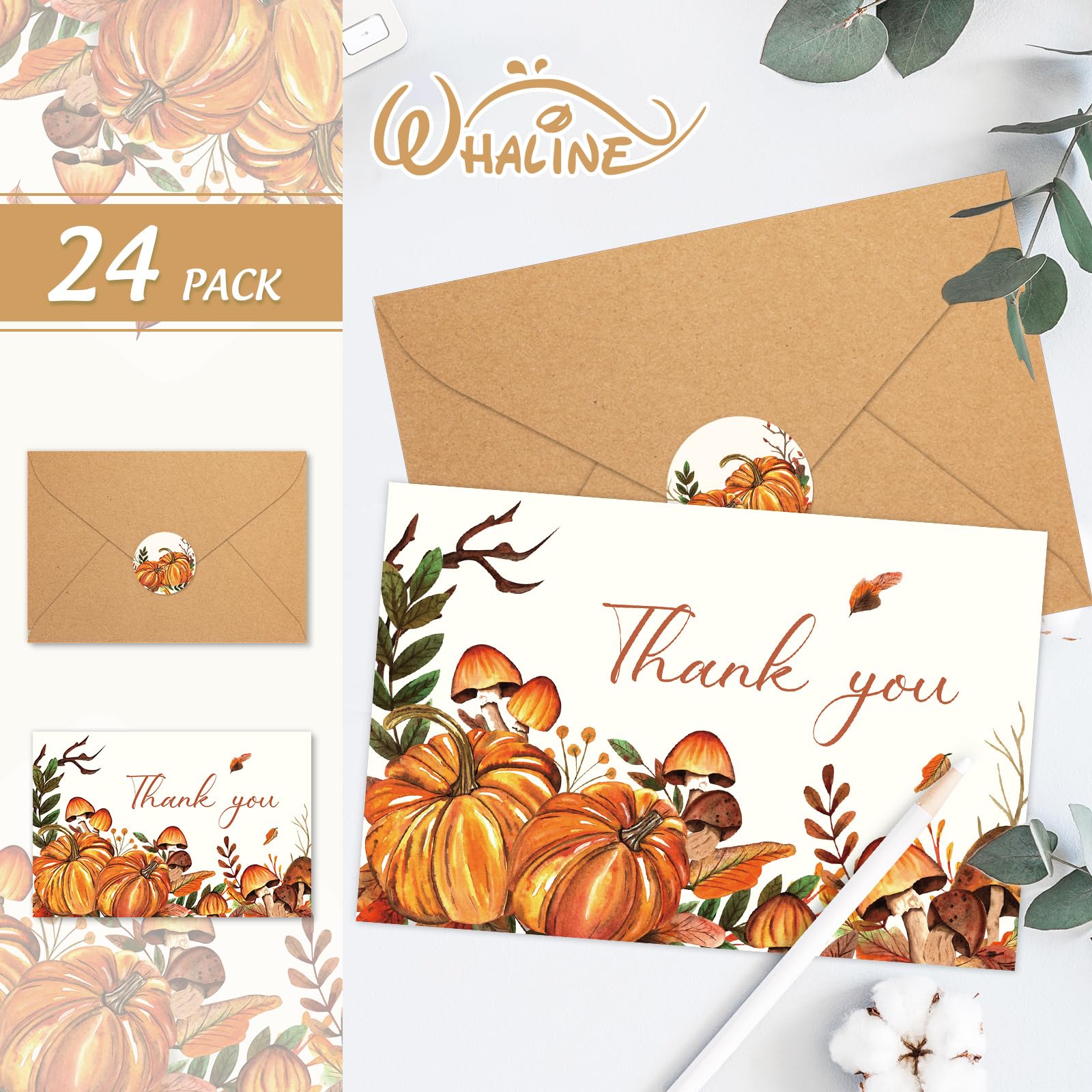Thank You Card THANKYOU Greeting Card Envelope Sticker Set Holiday Blessing Birthday Mother Teacher's Day Card I.173320181 - View #2