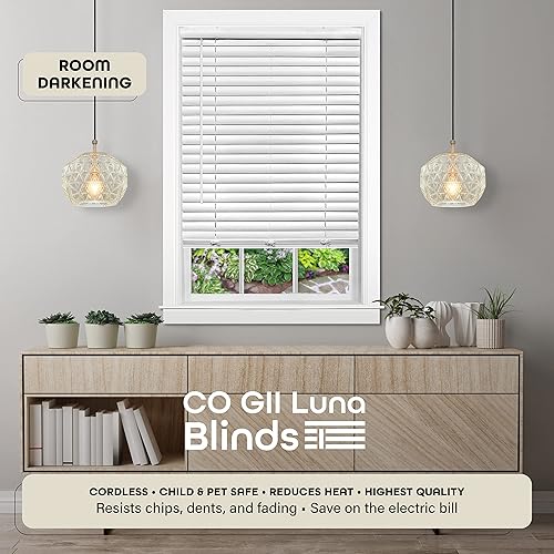 Miniatura 8 de Achim Home Decor - Persiana veneciana sin cordón para oscurecer la habitación, 32 pulgadas de ancho, 64 pulgadas de largo, tamaño de listones de