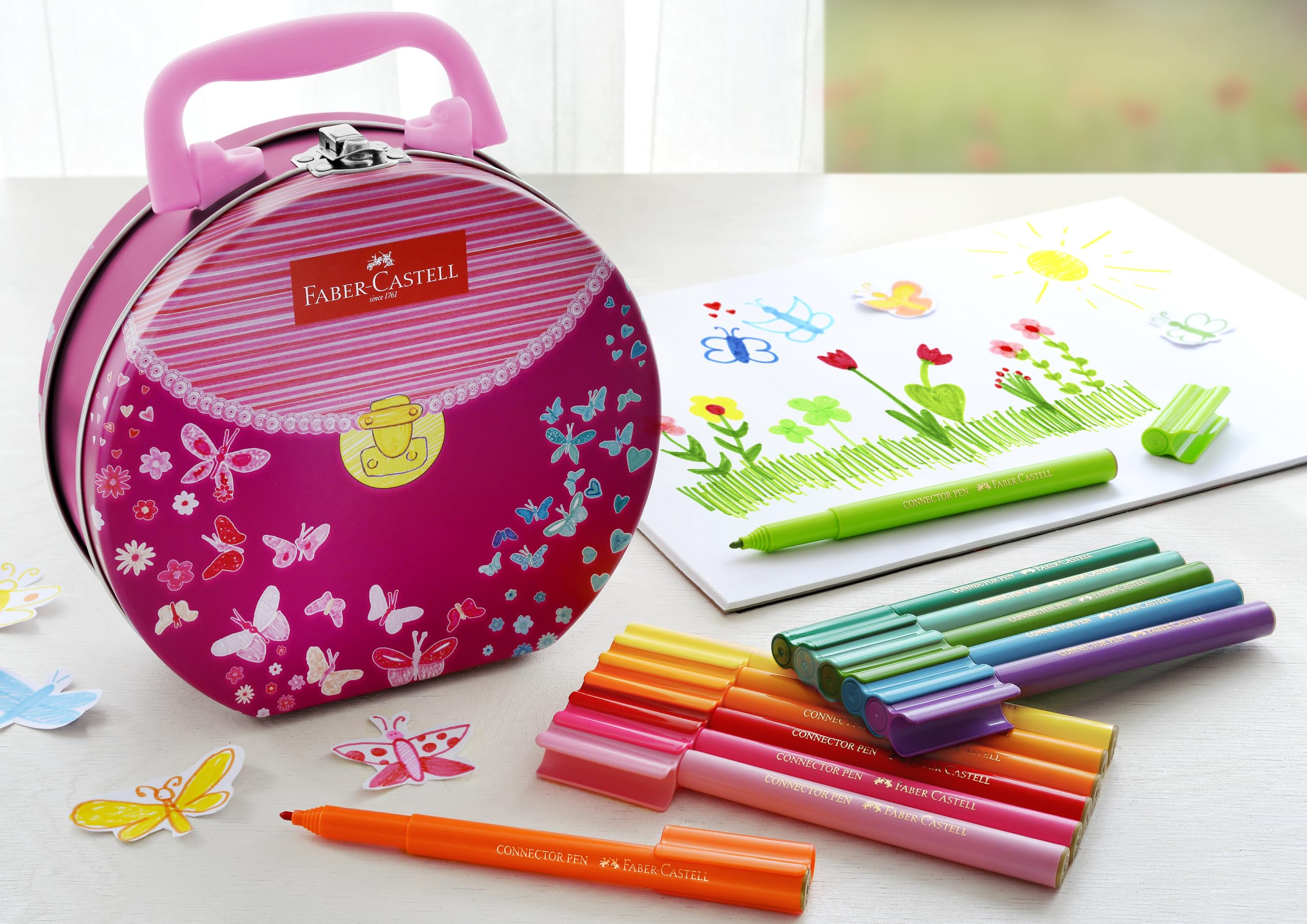 Amazon.com: Faber-Castell Fibre-tip Pen Connector Handbag