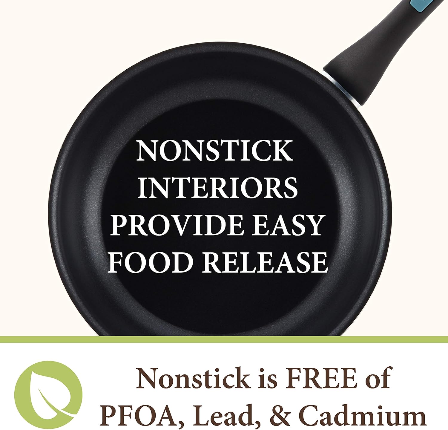 Review Discount Paula Deen Riverbend Deep Nonstick Frying Pan / Fry Pan / Skillet with Helper Handle - 12.5 Inch, Blue