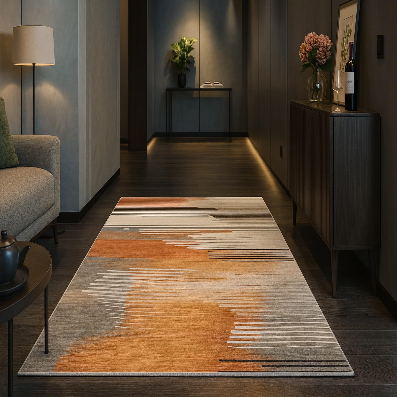 Tapis abstract modern grand format 200 x 290 cm
