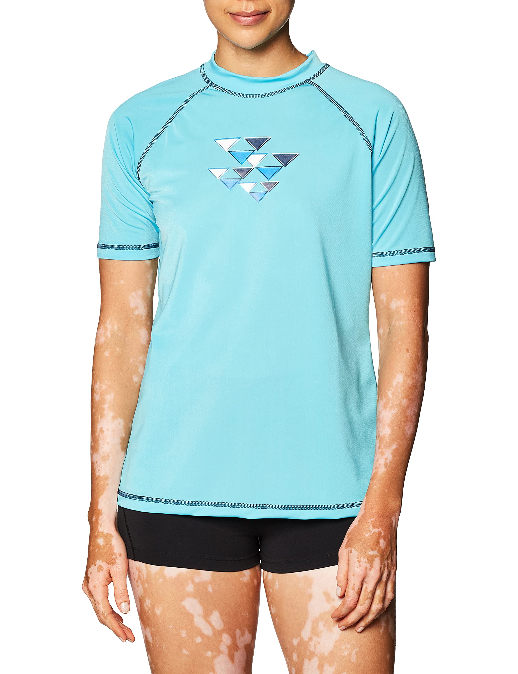 kanu surf Women's Gillian UPF 50+ Sun Protective Short Sleeve Rashguard-picture-49