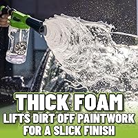 Vista 5 de Chemical Guys TORQ Pistola de espuma para lavado de automóviles de 6 espumas, fácil de usar, rocía espuma espesa para el lavado seguro de camiones