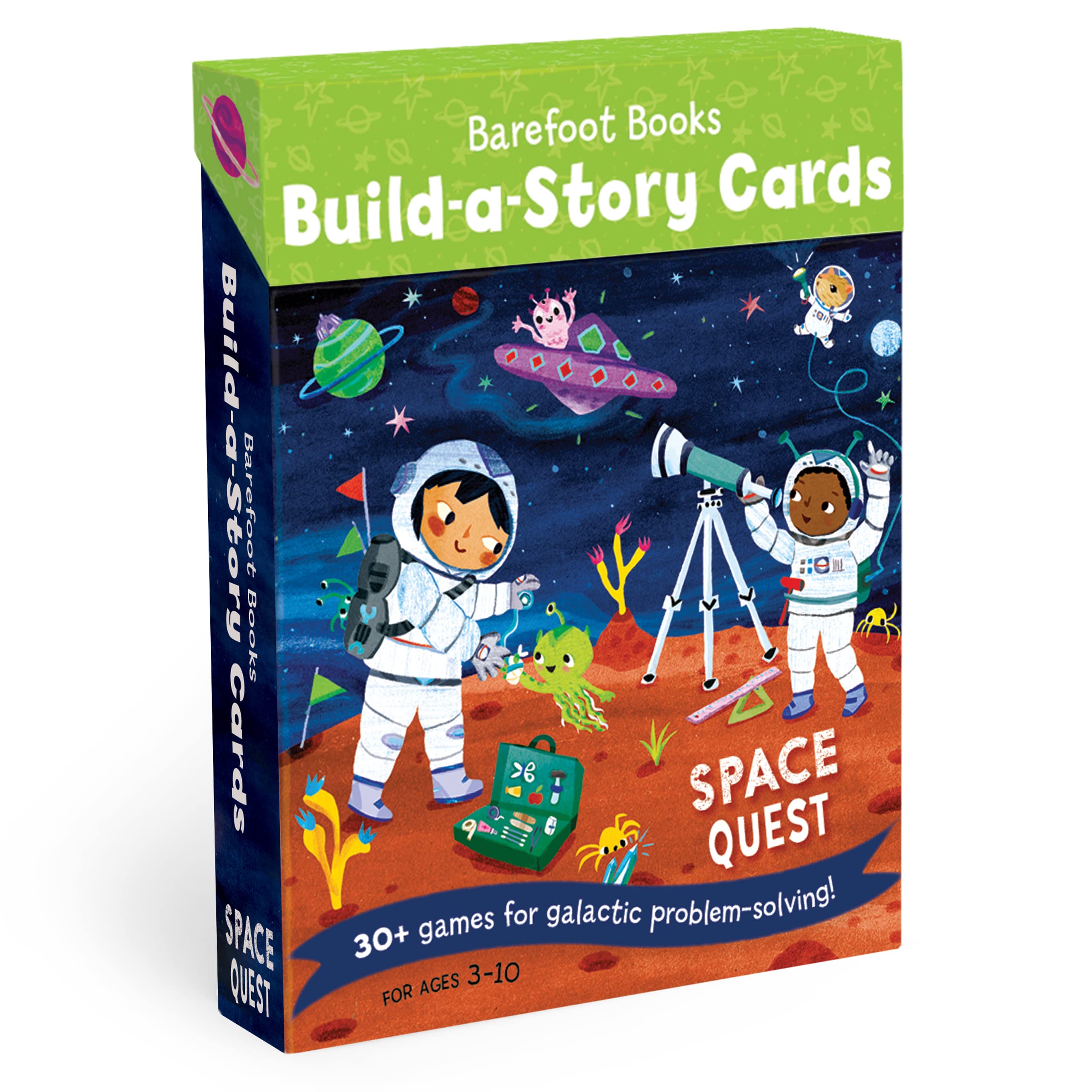 Barefoot Books Build-A-Story Cards: Space Quest - Multicolor (9781782859345) (Space Quest Build-a-story Cards)