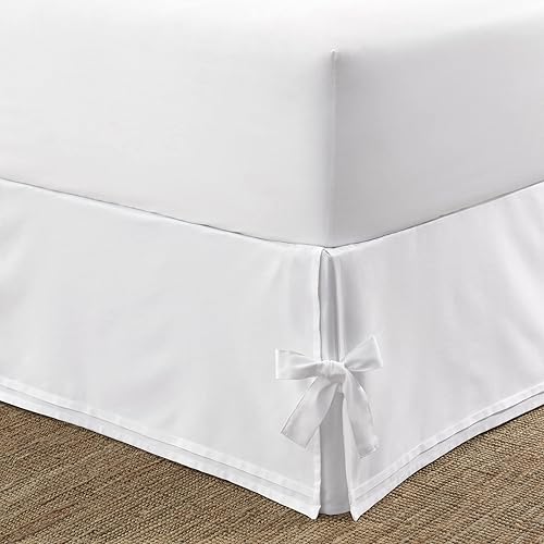 Laura Ashley Home - Corner Tied Tailored Bedskirt, Luxury Bedroom