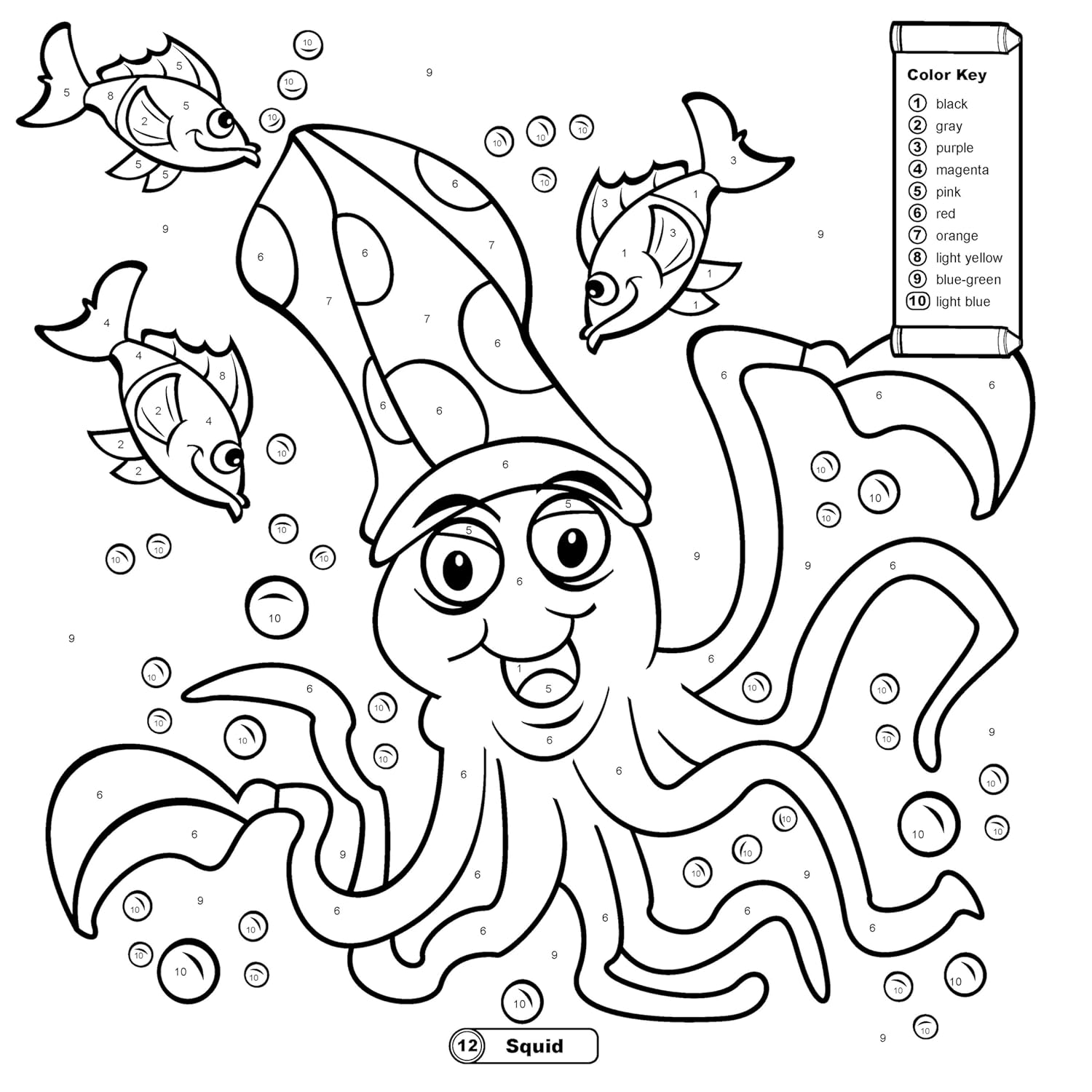 Color by Number Coloring Books Set - 4-Book Bundle, Large-Format Print, Super Thick Tear-Out Pages, Rounded Corners, 96 Pages      Office Product