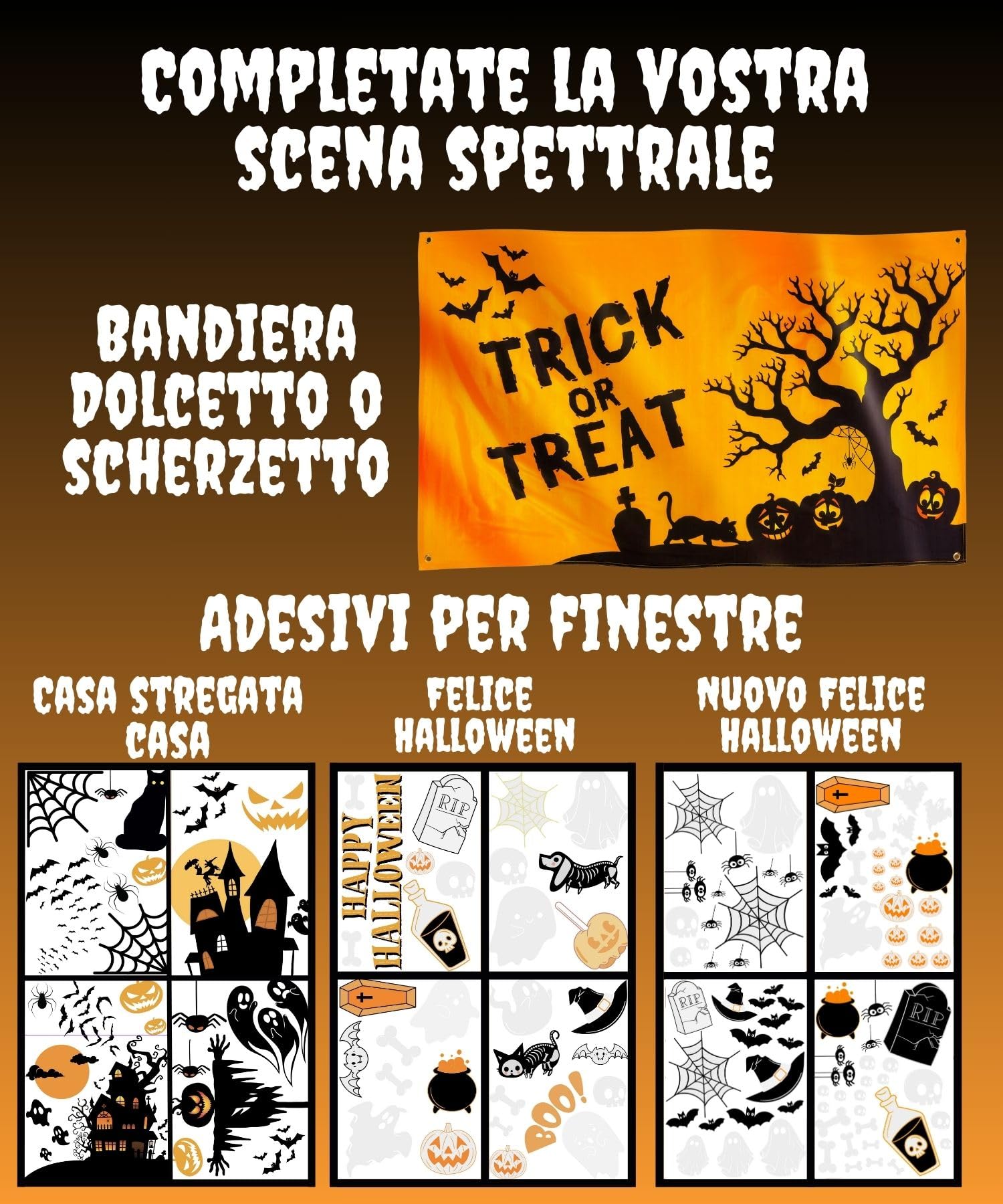 60g Decorazioni Di Halloween Di Ragnatele Estensibili Con