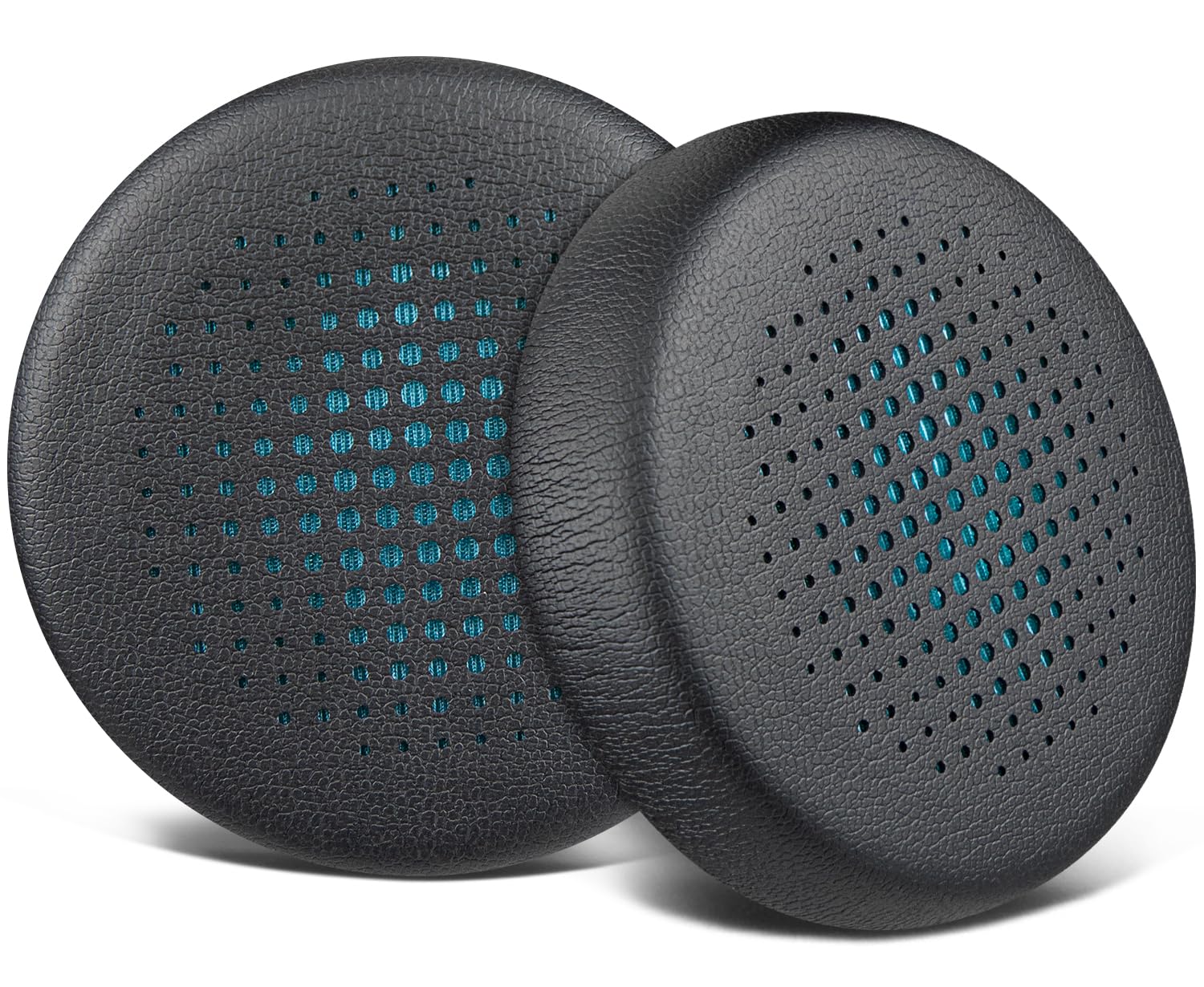 SOULWIT Replacement Earpads for JLab Go Work/Go Work Gen 2 Wireless Headsets, Ear Pads Cushions with Soft Protein Leather and High-Density Memory Foam - Black-image-11