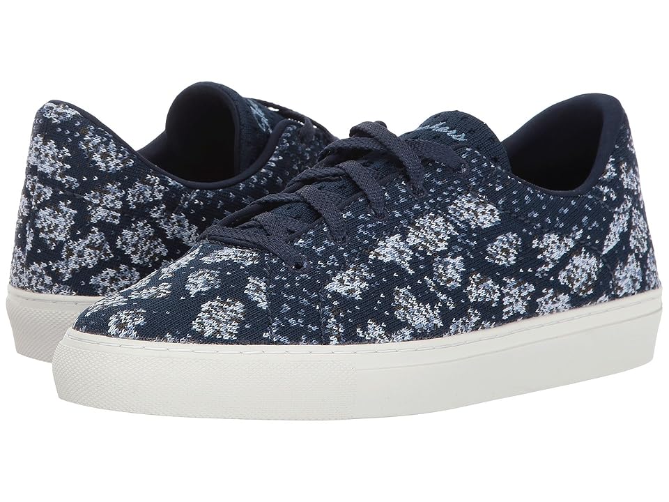 

SKECHERS Vaso - Knit Lace-Up Sneaker (Navy) Women's Shoes