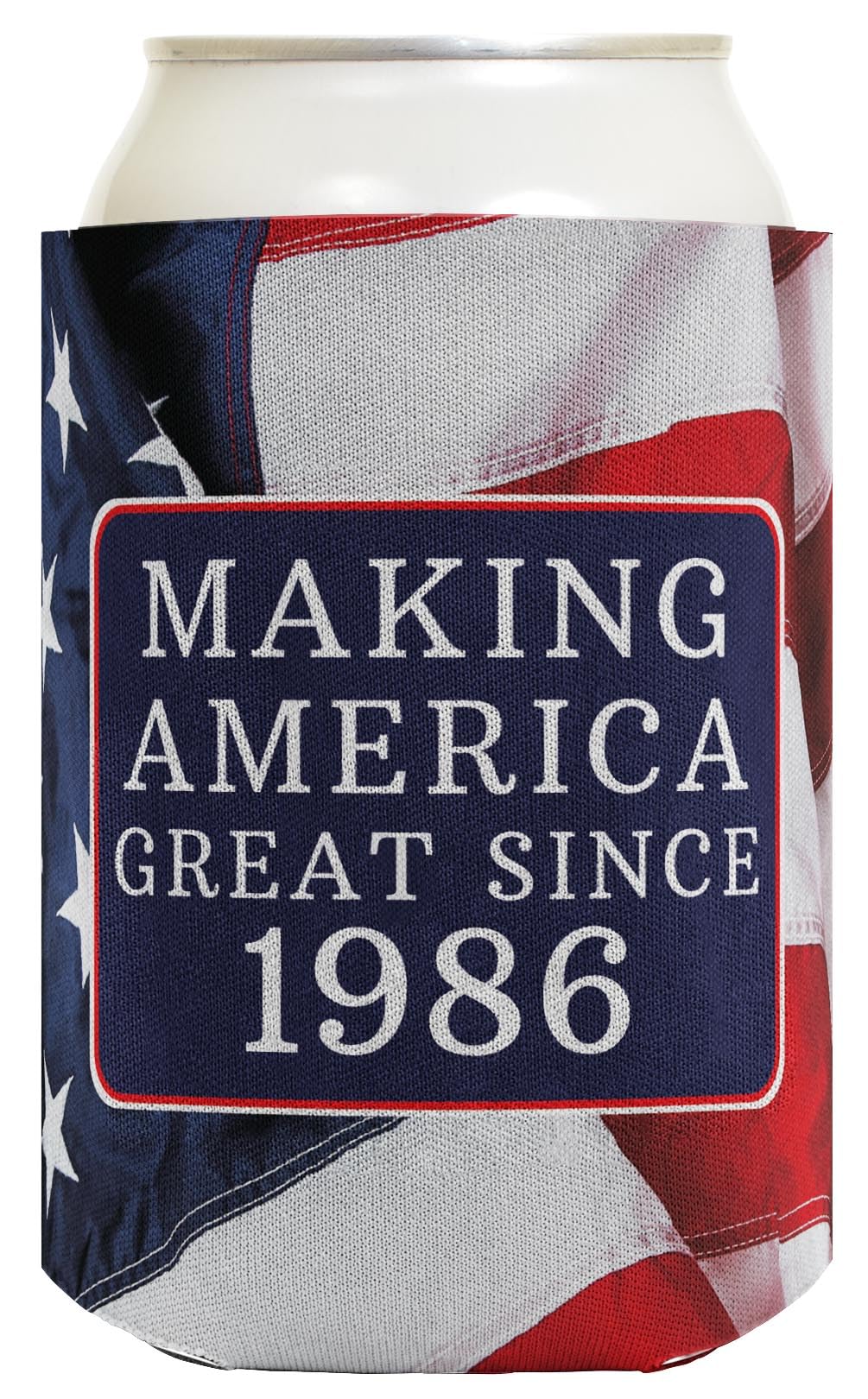 Prezenty urodzinowe na 40. urodziny 'Making America Great Since 1983' 40. urodziny żart prezenty na przyjęcie urodzinowe 2-pak Can Coolie Drink Coolies Coolies Flaga USA