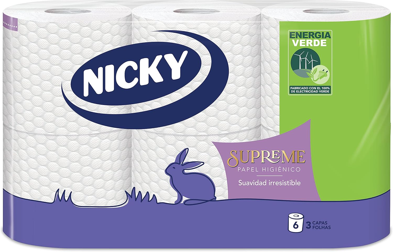 Nicky Supreme Toilet Paper 6 Rolls 3 Ply Amazon.co.uk Grocery