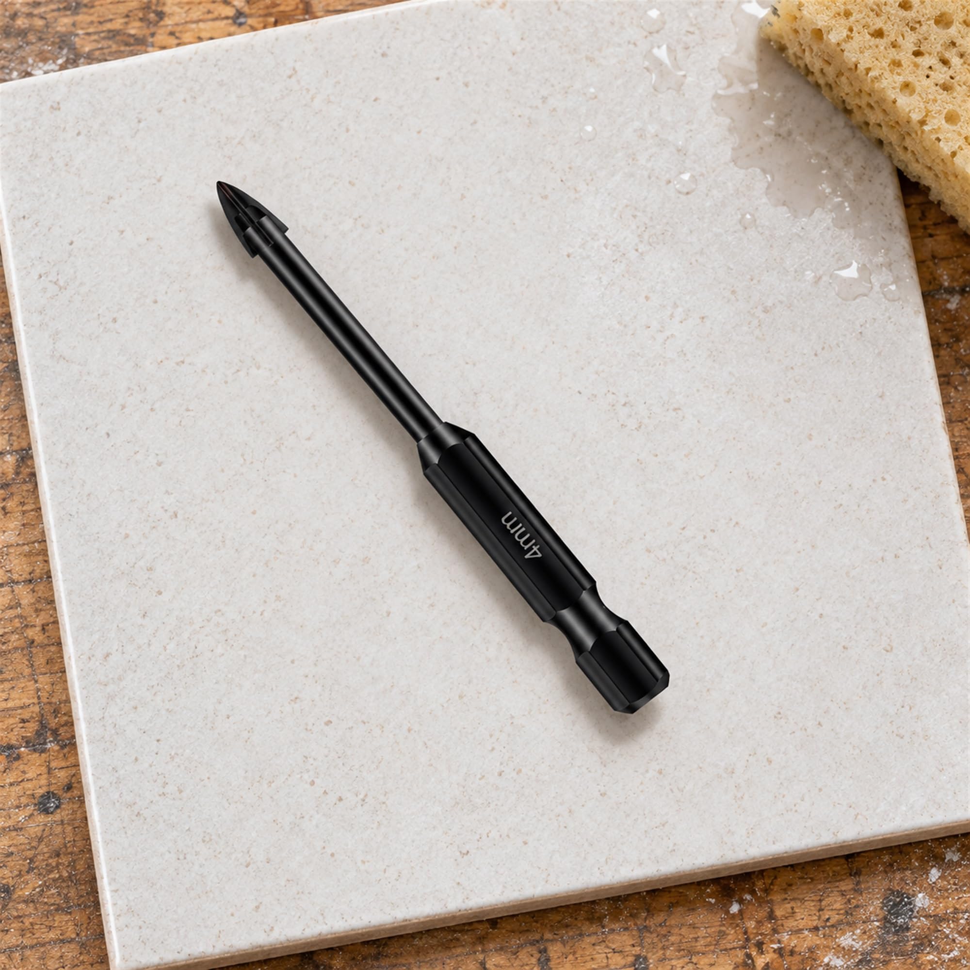 Carbide Drill Bit for Glass, Tile, Concrete and Wood, Hole Making Accessory for DIY Repairs and Renovation Projects