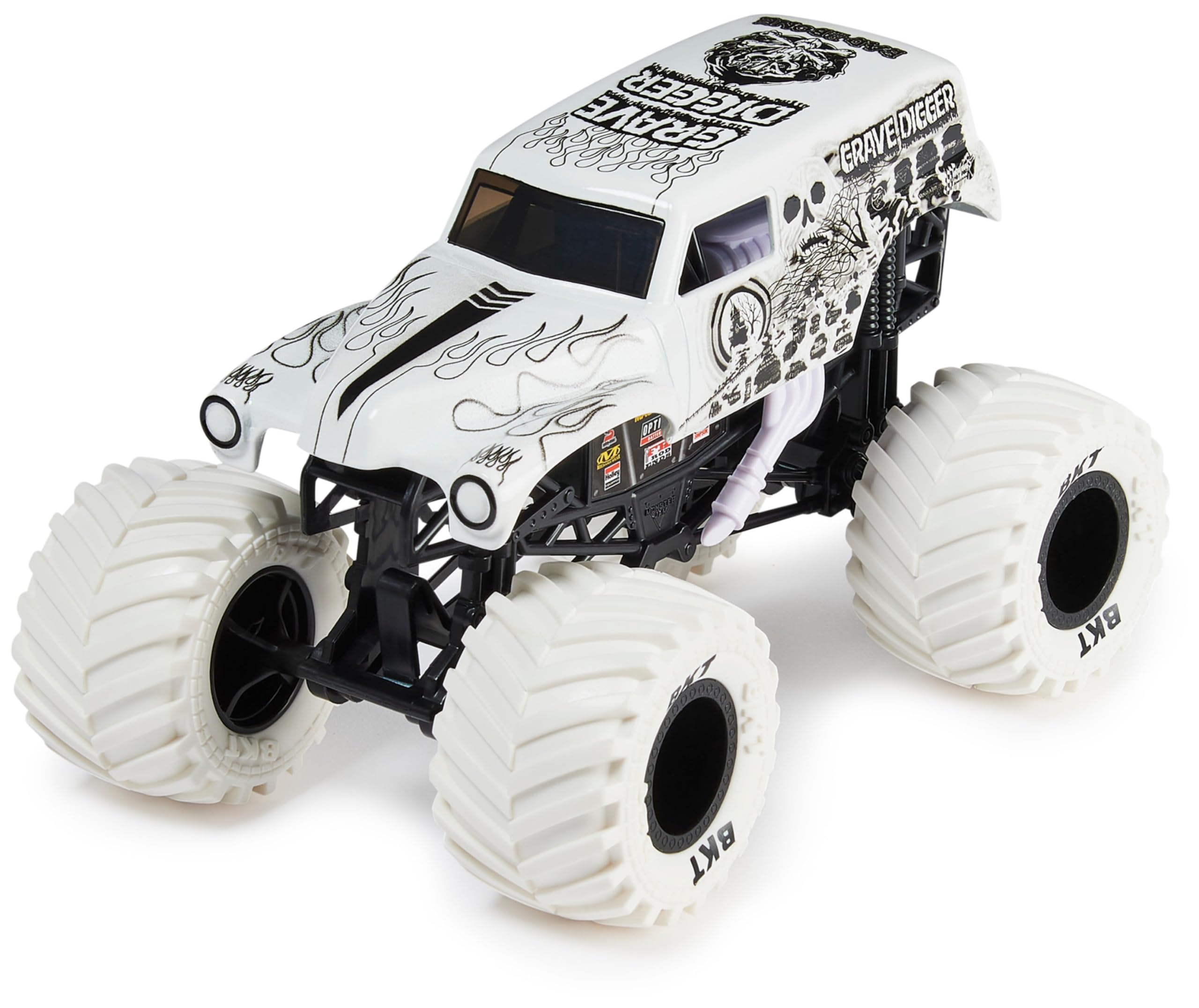 Amazon.co.jp: MonsterJam Grave Digger (パープルケージ) 1:24
