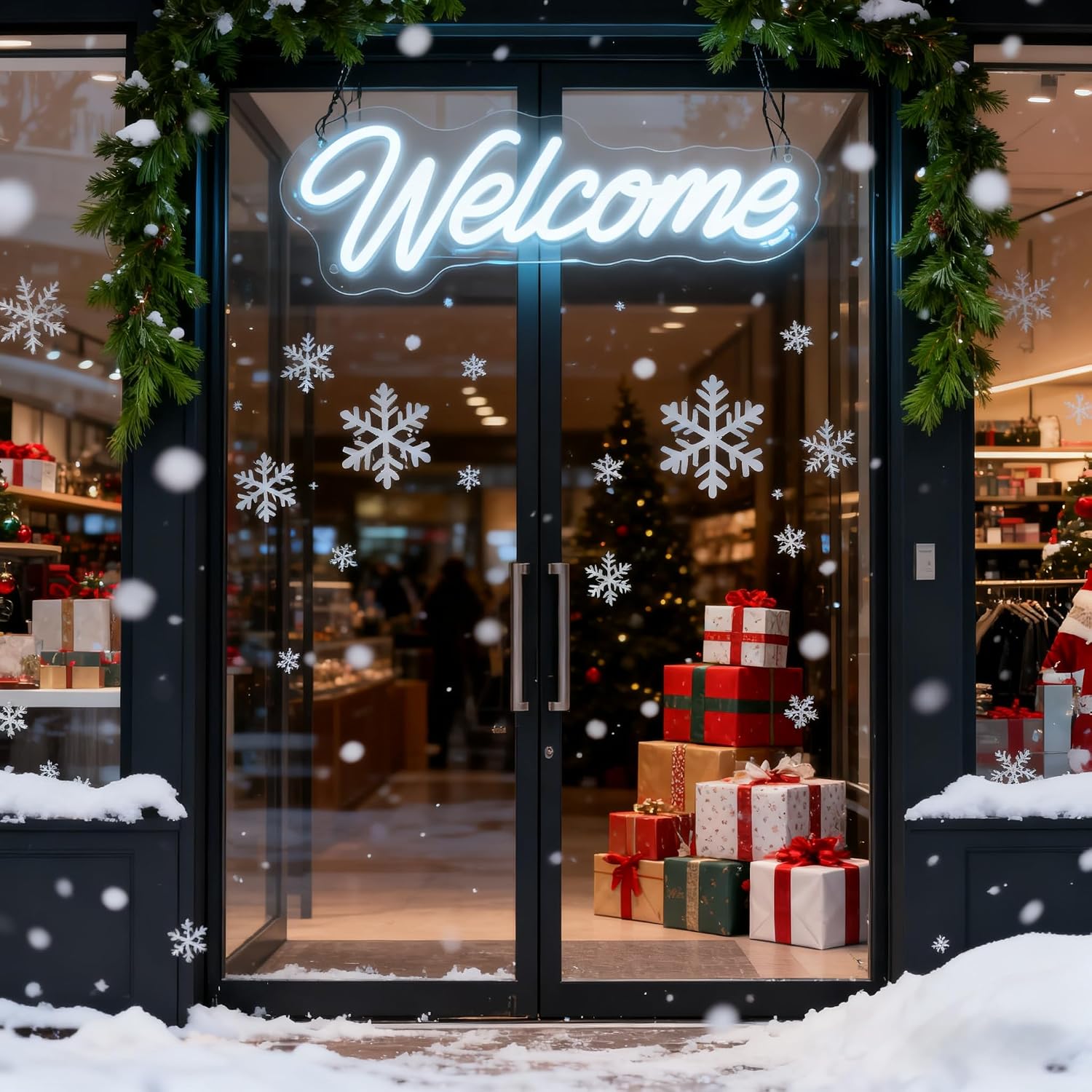 Welcome Neon Sign USB Powered Three Adjustable Brightness Lights Sign for Wall Decor Light Up Signs for Business Store LED Neon SIgn for Restaurant Food Shop Coffee Bar Hotel 36cm*13cm