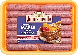 Johnsonville Vermont Maple Syrup Breakfast Sausage, 14 Links, 12 oz (Fresh)