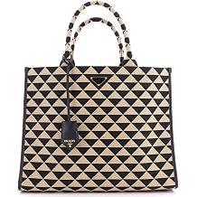 Pre-Loved Symbole Shopper Tote Jacquard Large, Black