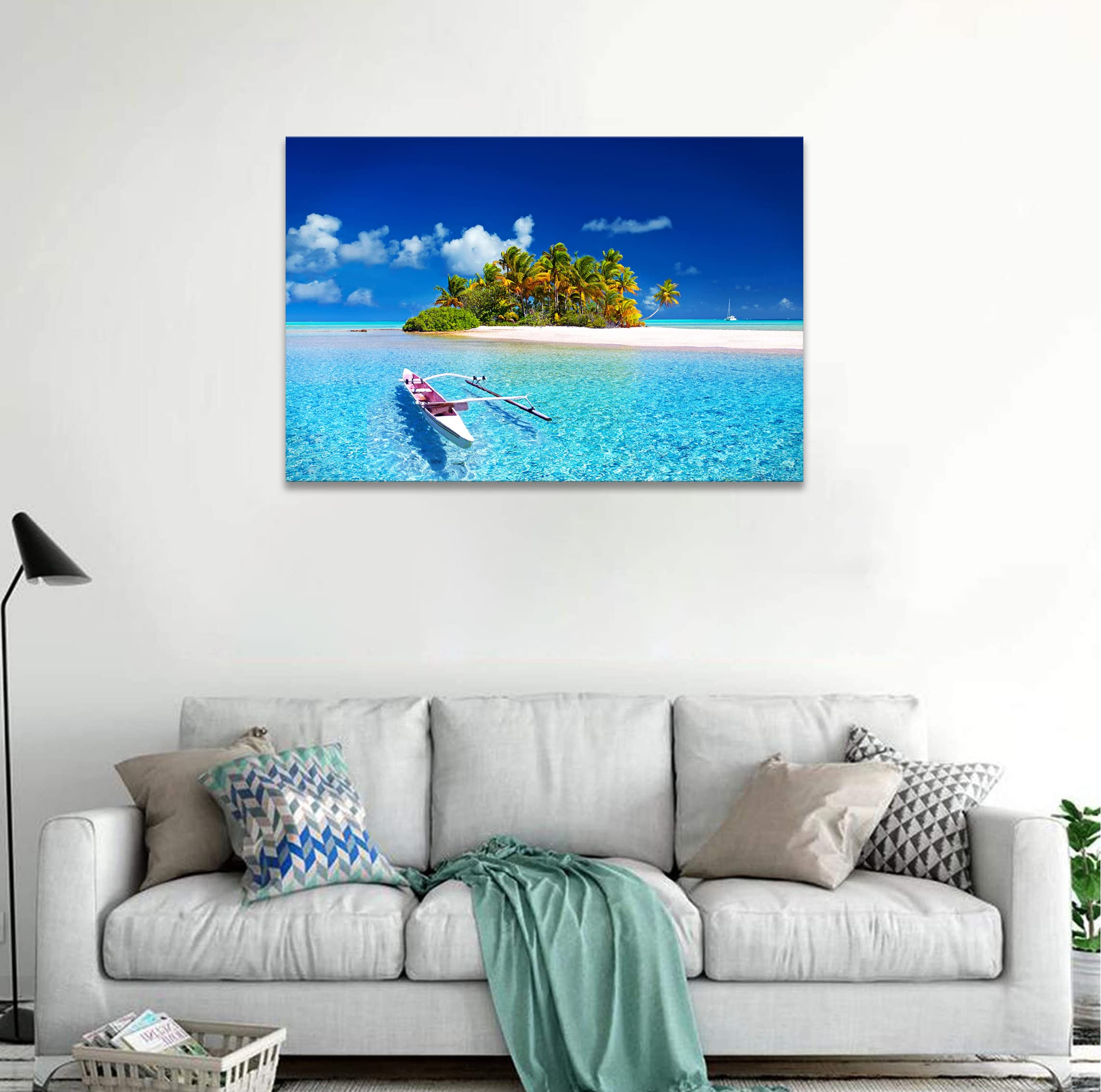 Amazon.co.jp: アートパネル 海 自然風景 ポスター 海絵 日の出 絵画