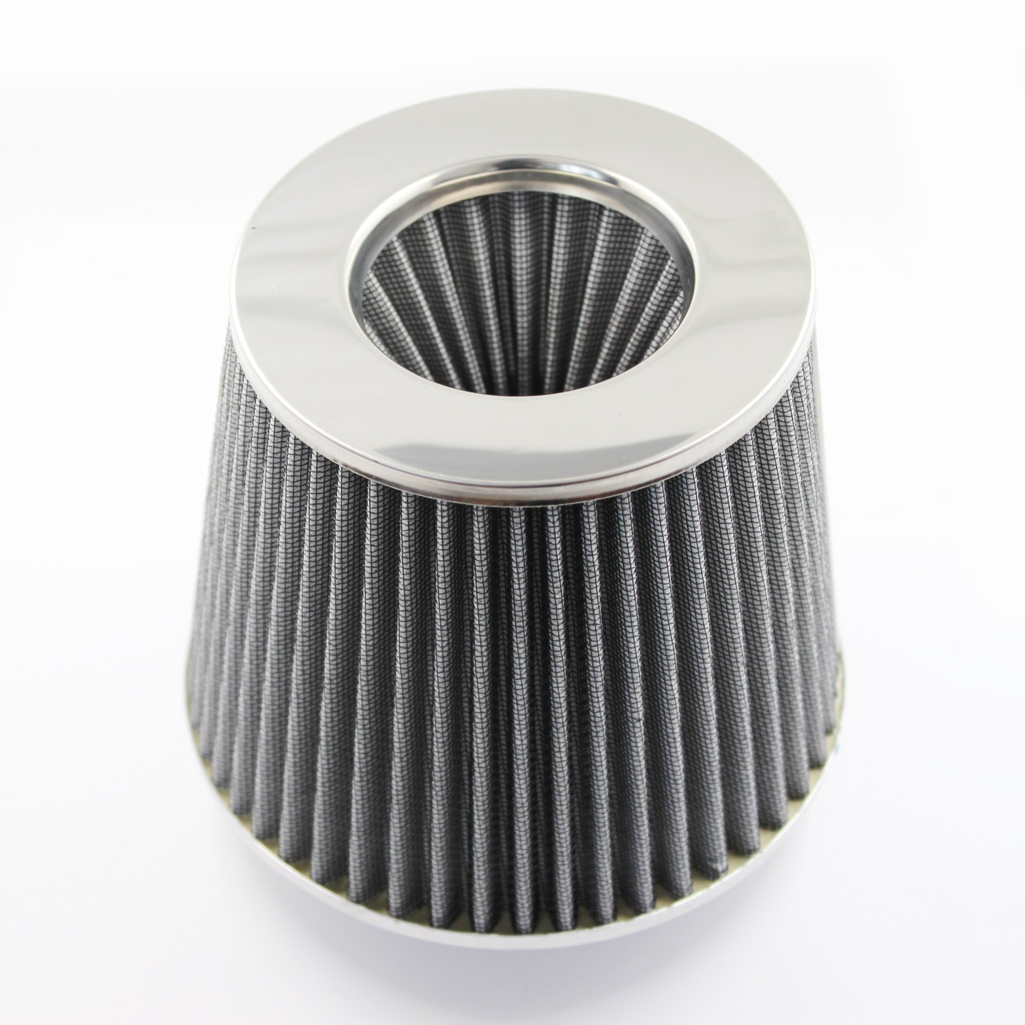Filtro De Aire Universal MODAUTO E441BRD – Diámetro 75mm, Lavable Y Reutilizable, Color Rojo