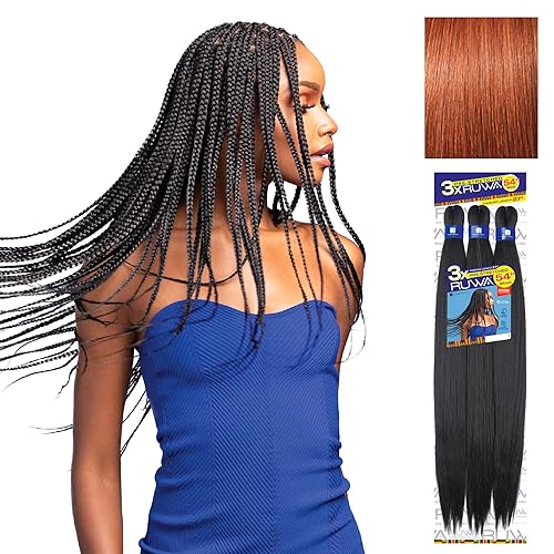 Sensationnel Ruwa prestretched braiding hair - 3x 54 inch water
