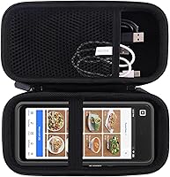 Vista 4 de WAIYUCN Estuche de transporte duro compatible con Square Handheld - Estuche portátil para máquina de tarjetas de crédito POS (negro)