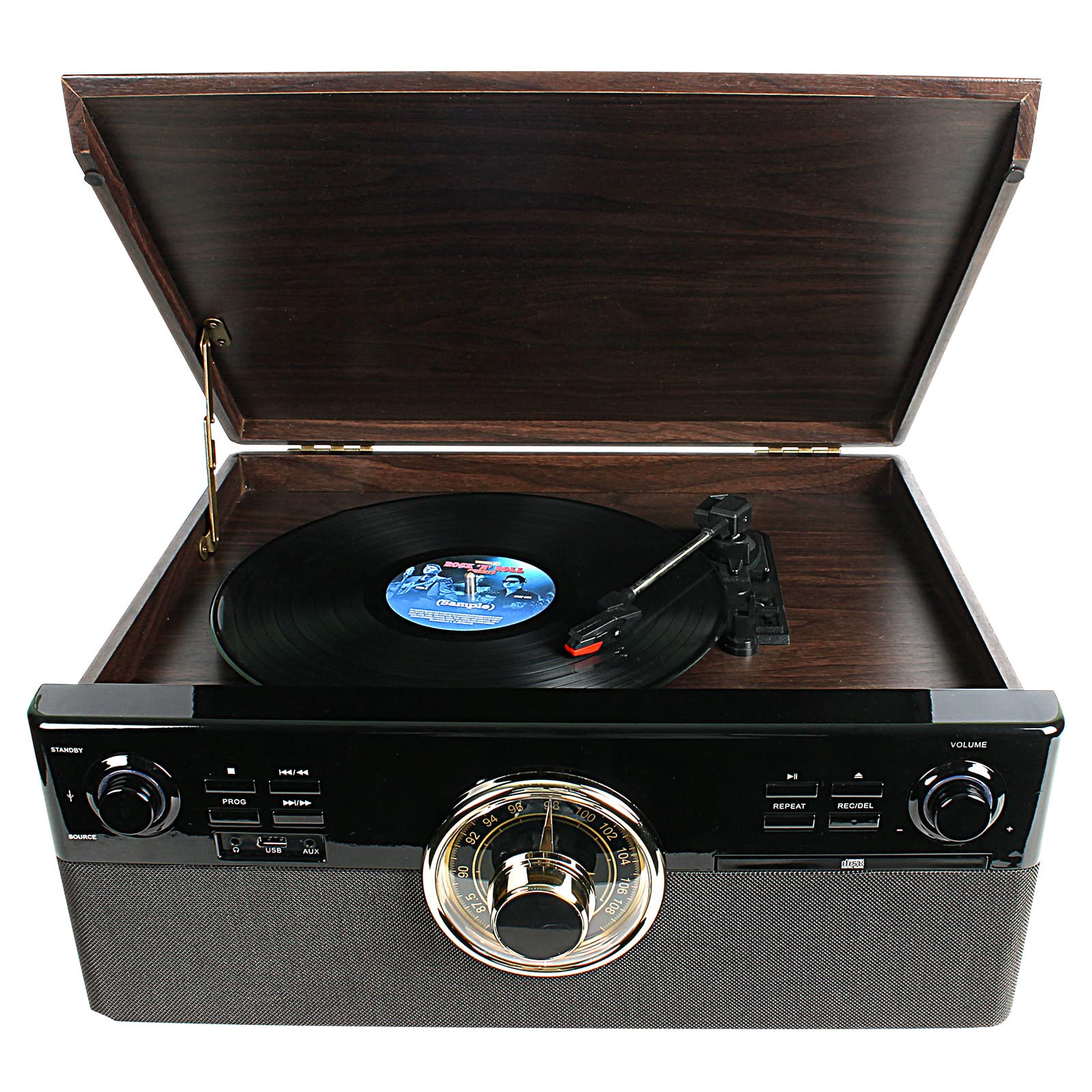 Amazon.co.jp: DLITIME マルチレコードプレーヤー スピーカー内蔵 CD  