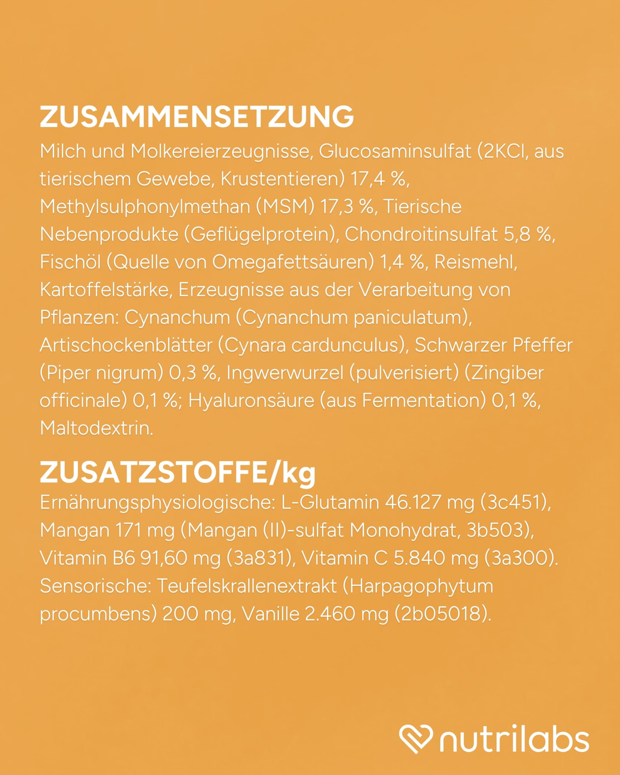 NutriLabs Canicox-HD Gelenktabletten für Hunde 140 Stk. - mit MSM, Chondroitin, Hyaluronsäure, Glucosamin & Teufelskralle - Gesundheitsprodukte für Hunde - Nahrungsergänzungsmittel Hund