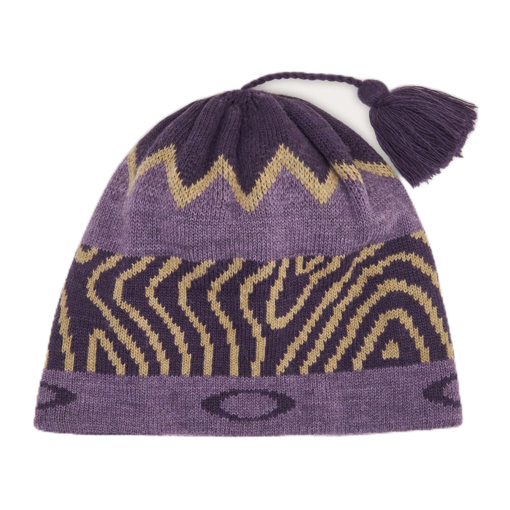 Oakley Men's Toadstool Norway Pattern Team Collection Nordic Tassle Beanie, One Size