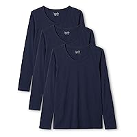 Berydale Maglietta a maniche lunghe con scollo rotondo in 100% cotone