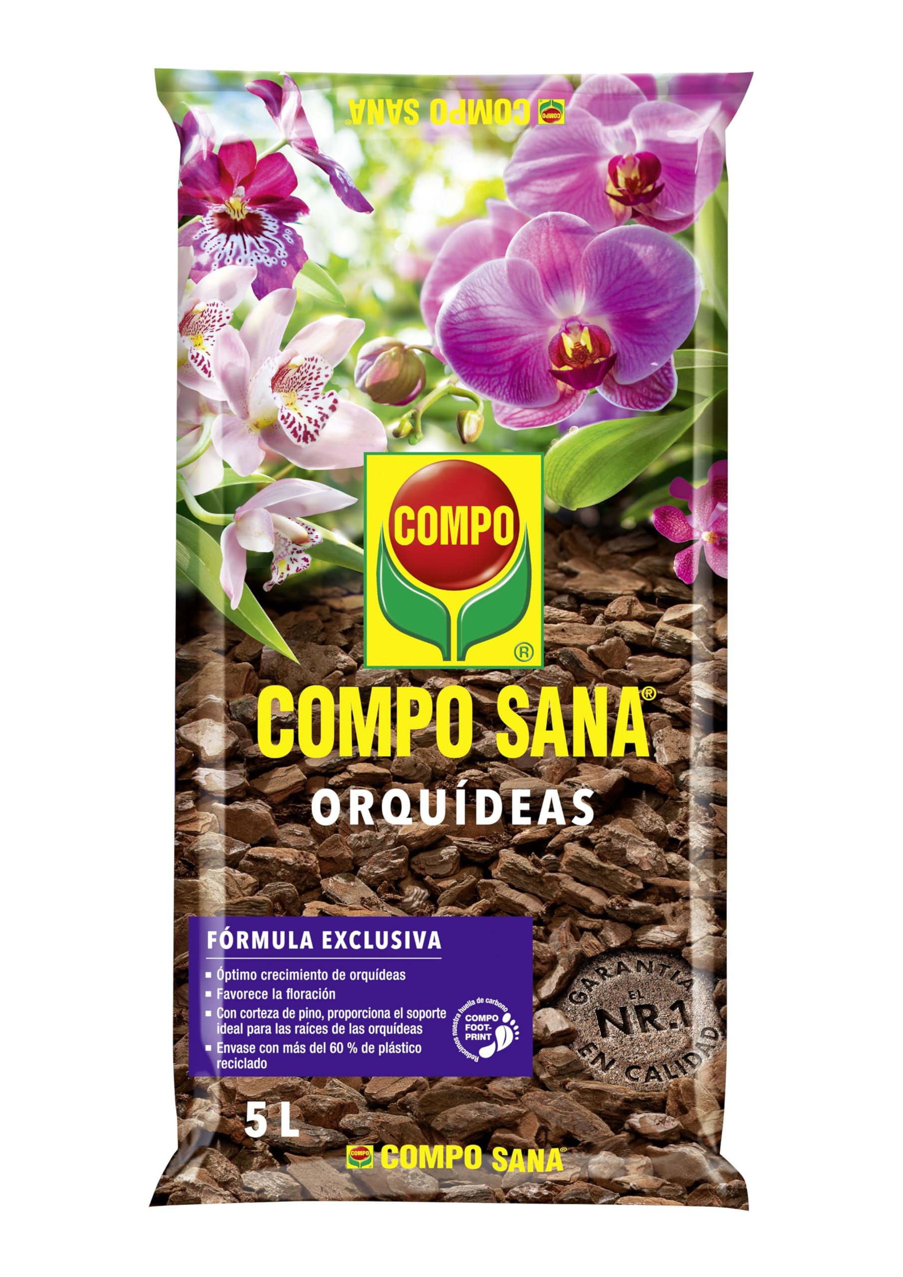 Compo m282876 Substrat Orchideen 5 L