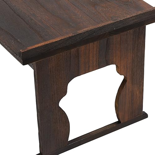 Miniatura 6 de Escritorio plegable para computadora portátil para cama, bandeja de desayuno en la cama, mesa de pie de estilo japonés para té y café, mesa de altar