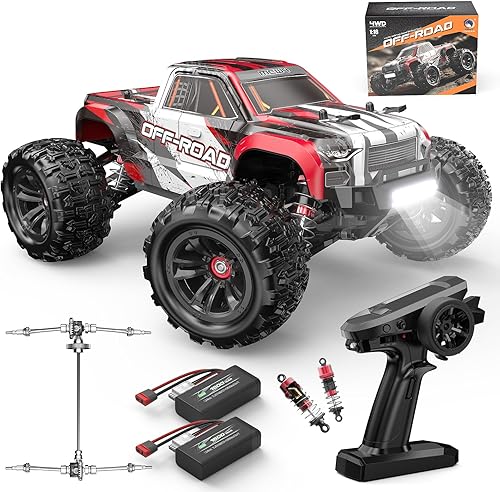 MEW4 Camión todoterreno RC 116 4X4 - RTR Durable Principiante RC Car, alta velocidad 38 Kmh, control remoto con batería 2S 1500 mAh