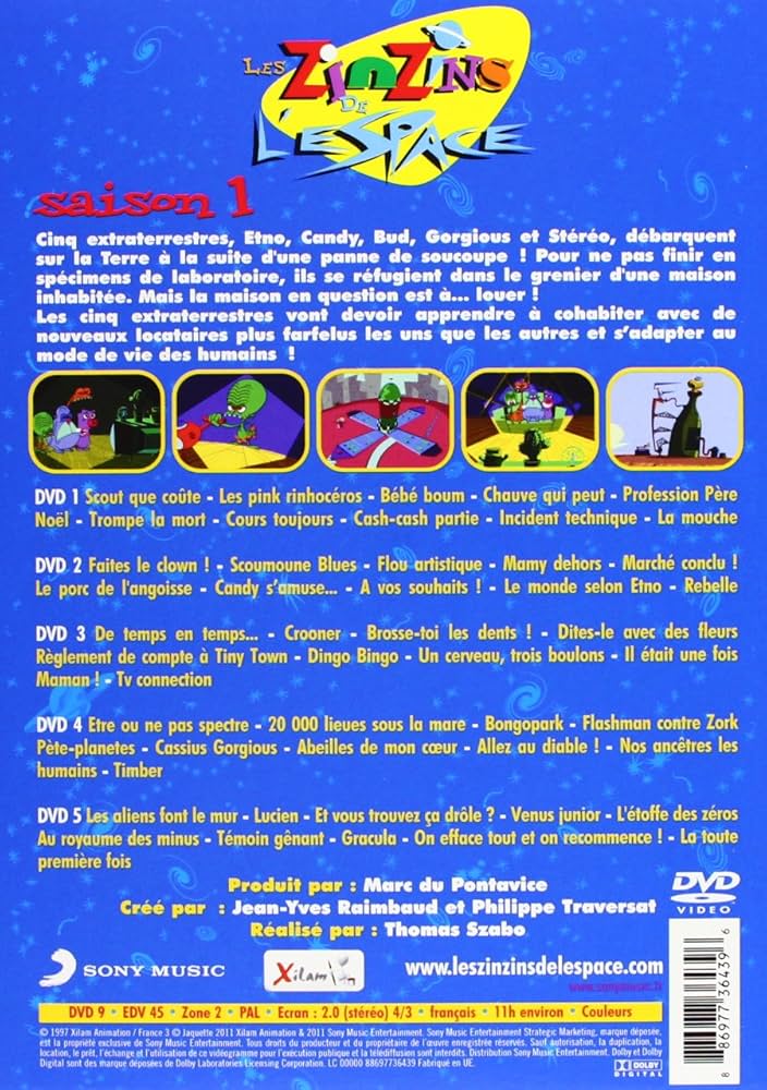 Les Zinzins de l'espace - Saison 1 : Amazon.pl: Płyty DVD i