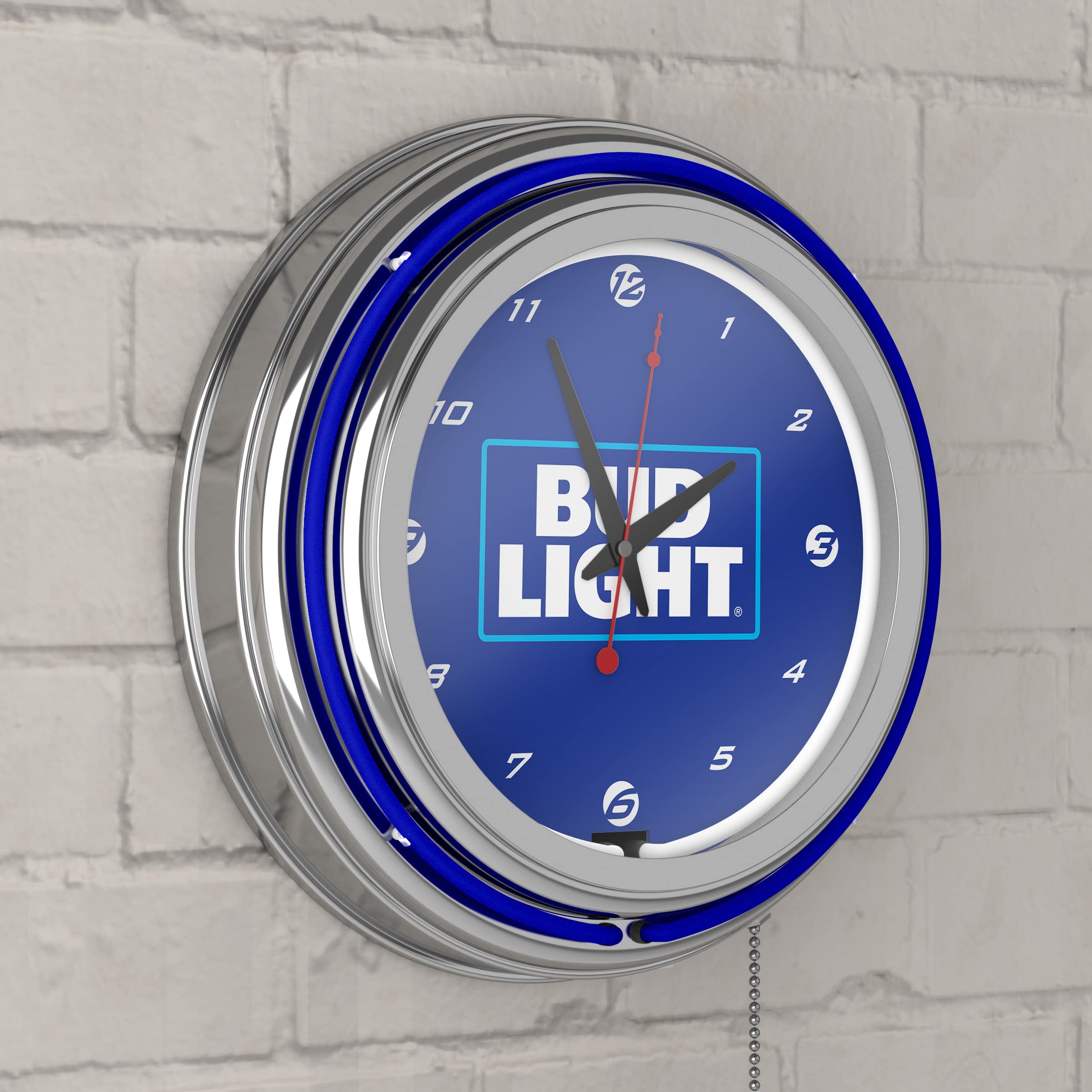 Amazon.com: Neon Clock - Retro Bud Light Blue Analog Wall