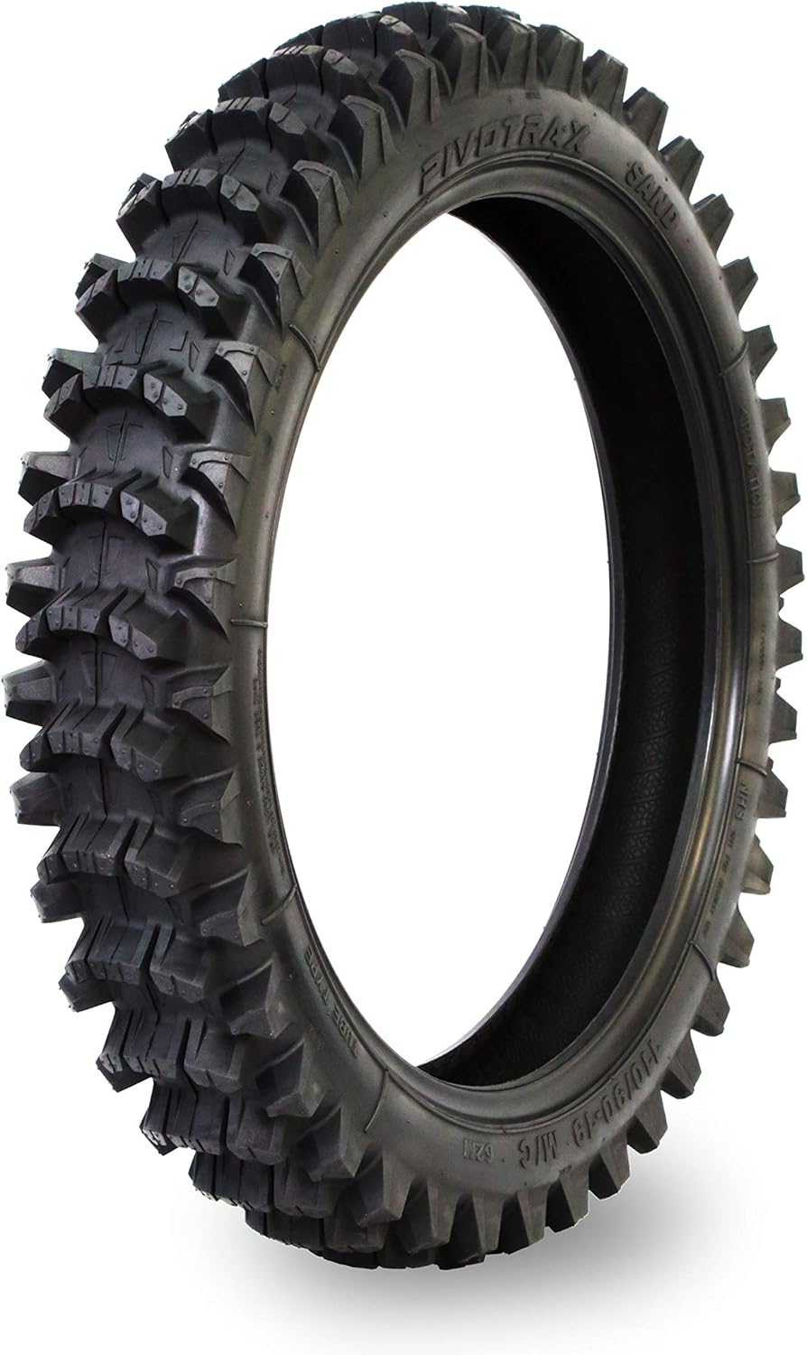 PIVOTRAX SAND Motocross Tire - Size: 110/90-19 (4.50x19), Tire Type: Offroad, Tire Application: Sandy and muddy conditions, Load Rating: 62, Speed Rating: M, Rim Size: 19, Position: Rear : Automotive