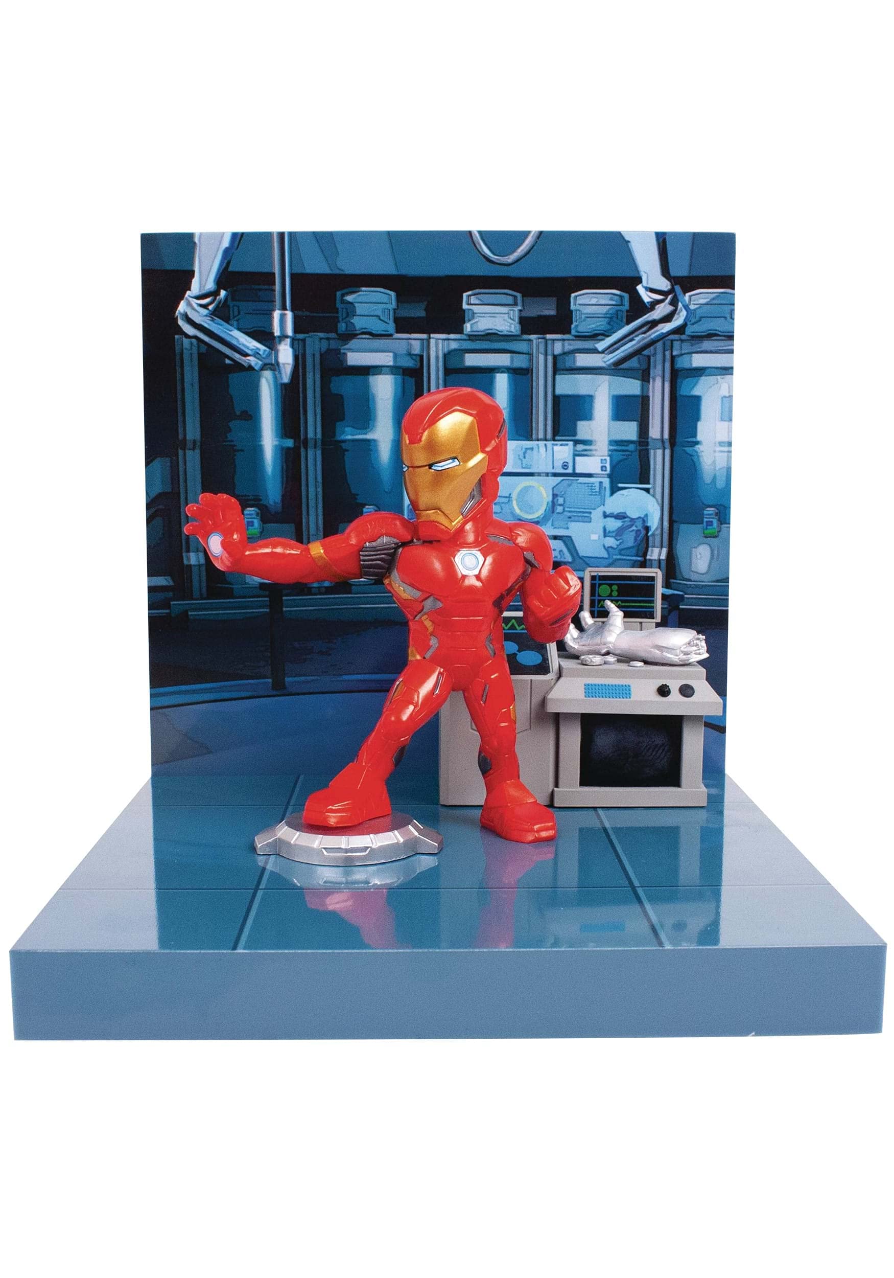 THE LOYAL SUBJECTS Diamond Comics The Loyal Subjects Superama Marvel Iron Man Diorama Standard