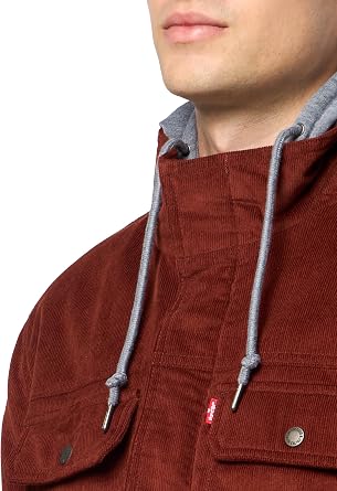 LEVI'S Men's Hooded Utility Jacket