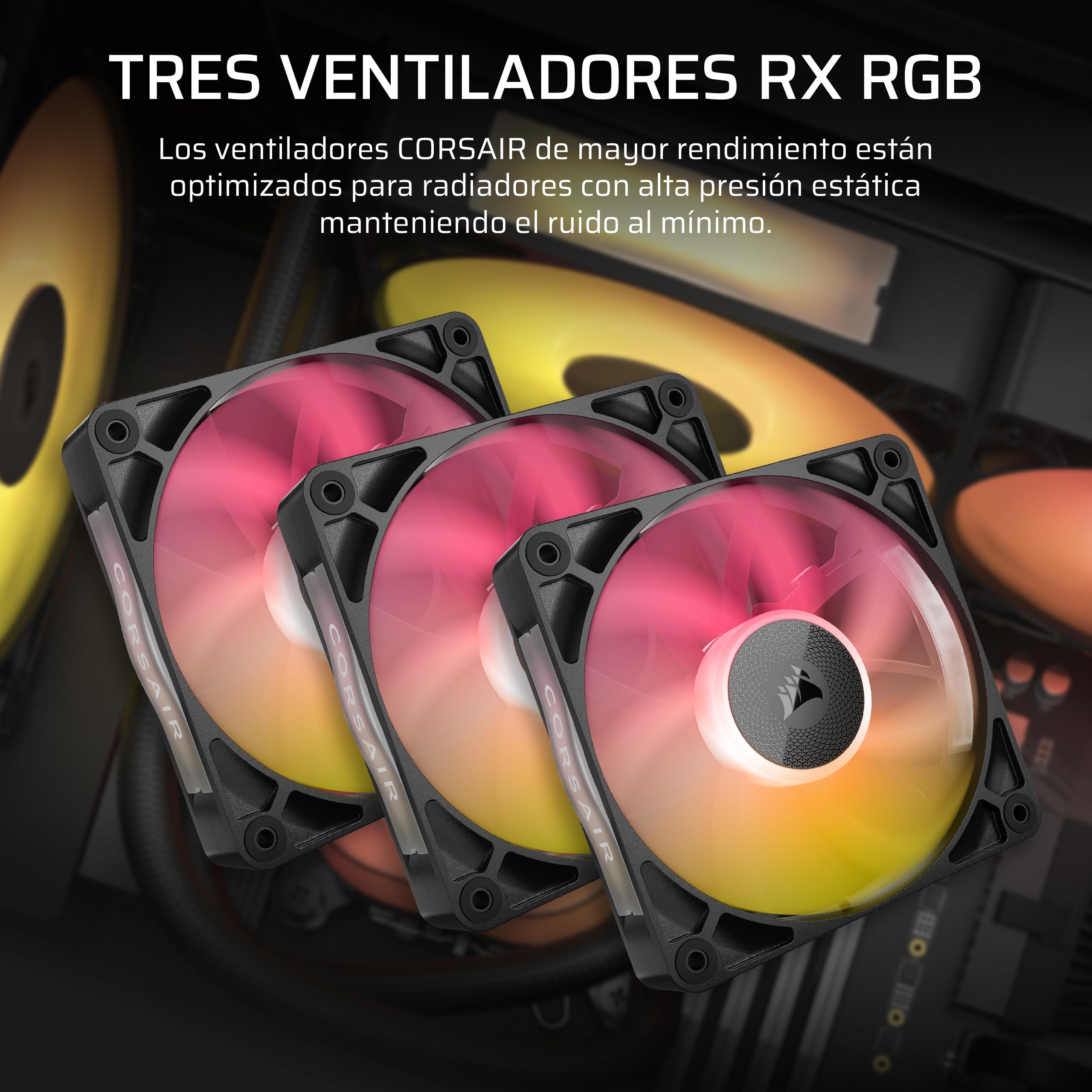 CORSAIR iCUE Link Titan 360 RX LCD Refrigeración Líquida de CPU – Motor de Refrigeración FlowDrive – Intel LGA 1851/1700, AMD AM5/AM4 – 3X RX120 RGB Ventiladores – iCUE Link Hub Incluido – Negro