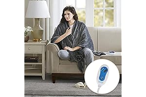 Comfort Spaces Luxury Microplush Electric Heated Shawl