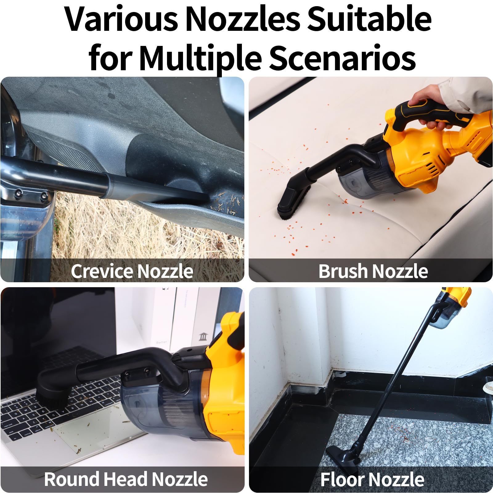 Amazon | コードレス掃除機 Dewalt 20Vバッテリー対応 ハンドヘルド