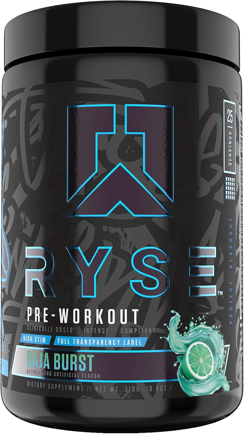 Amazon Com Ryse Blackout Pre Workout Ryse Up Supplements Fuel Your Greatness Energy Endurance Focus Next Level Pump Beta Alanine No3 T Betaine Nitrate 25 Servings Baja Burst Health Household Amazon Com Ryse Blackout Pre Workout Ryse Up Supplements Fuel Your Greatness Energy Endurance Focus Next Level Pump Beta Alanine No3 T Betaine Nitrate 25 Servings Baja Burst Health Household