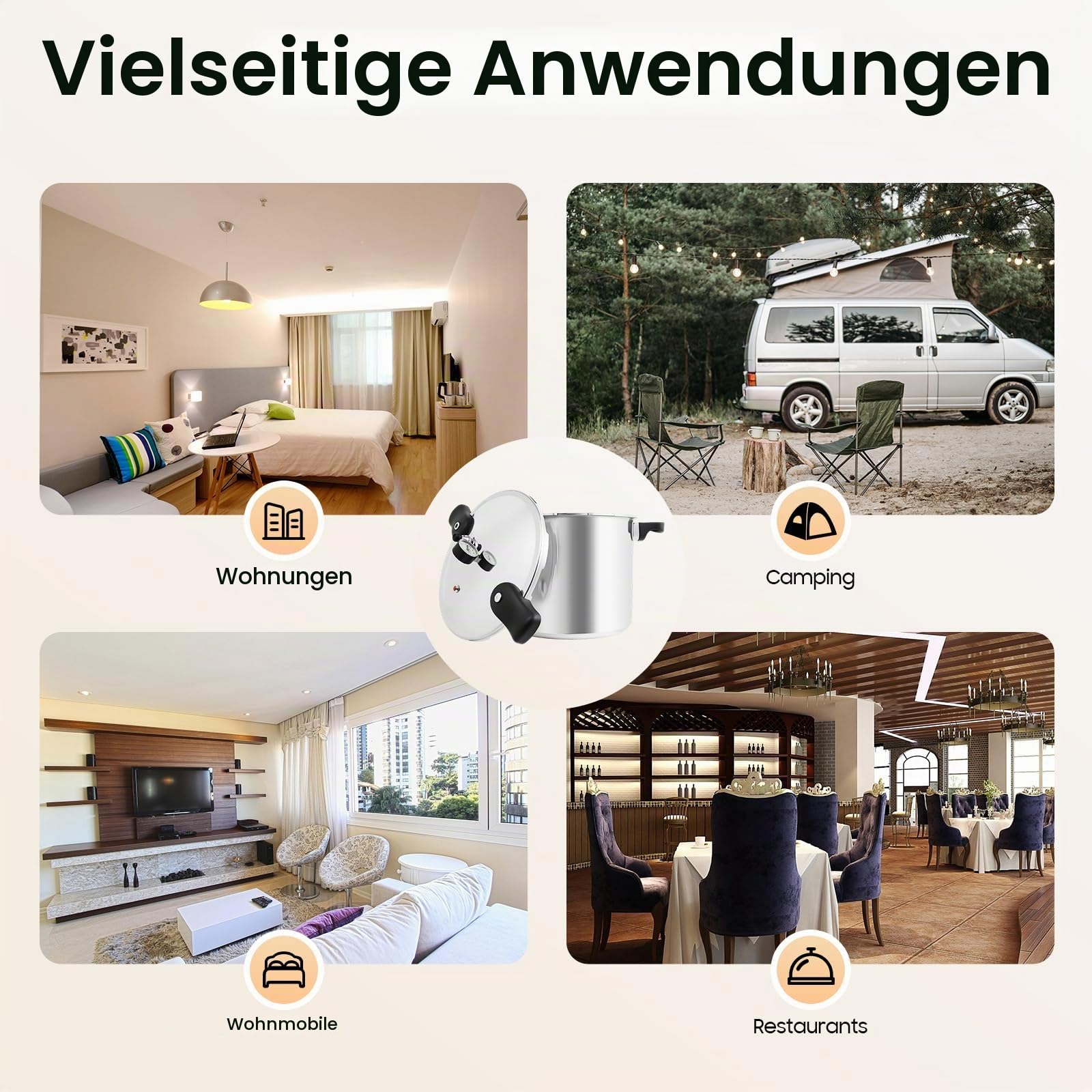 22L Schnellkochtopf 23Qt Aluminiumlegierung pressure cooker