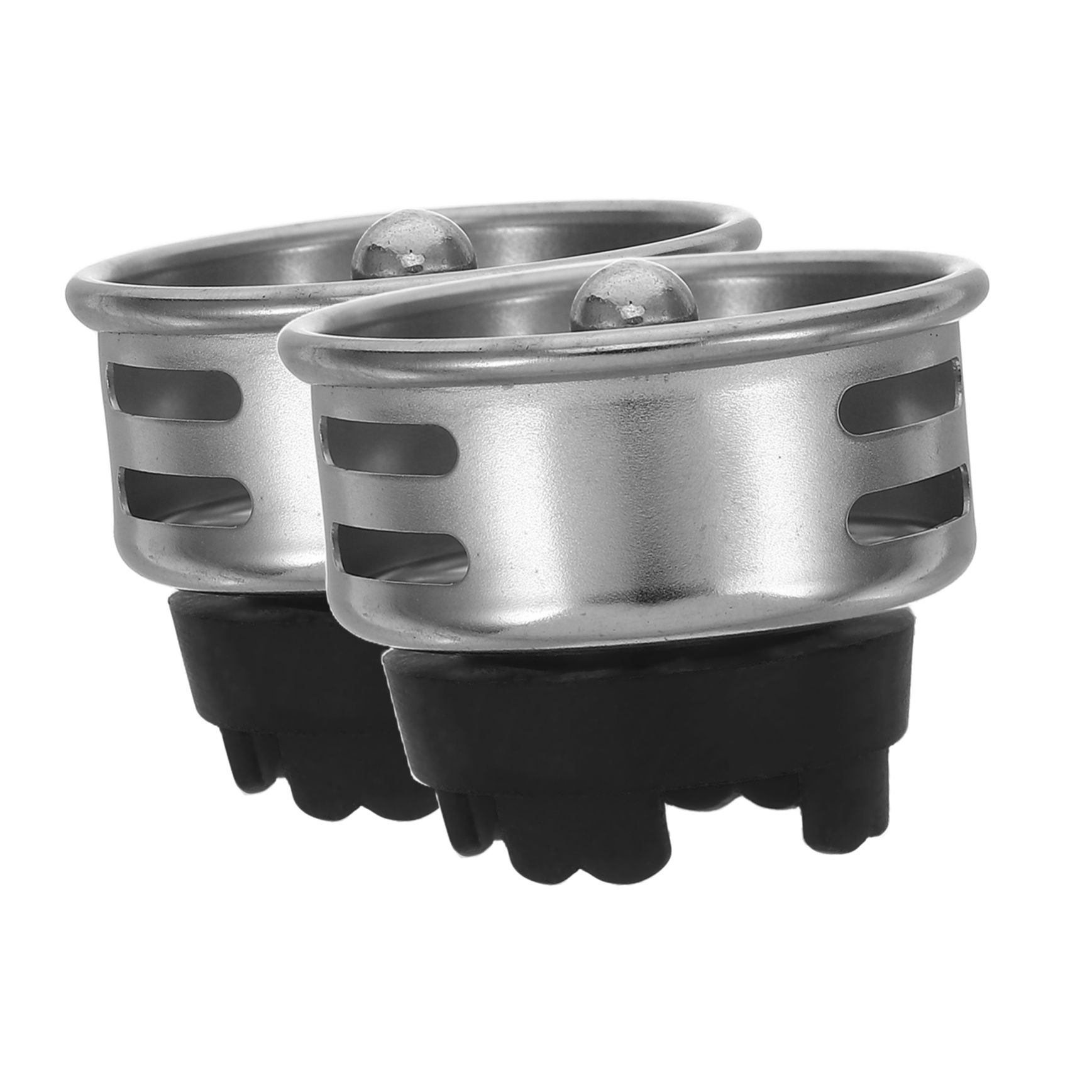 OSALADI 2 piezas colador de acero inoxidable para fregadero miniatura 7