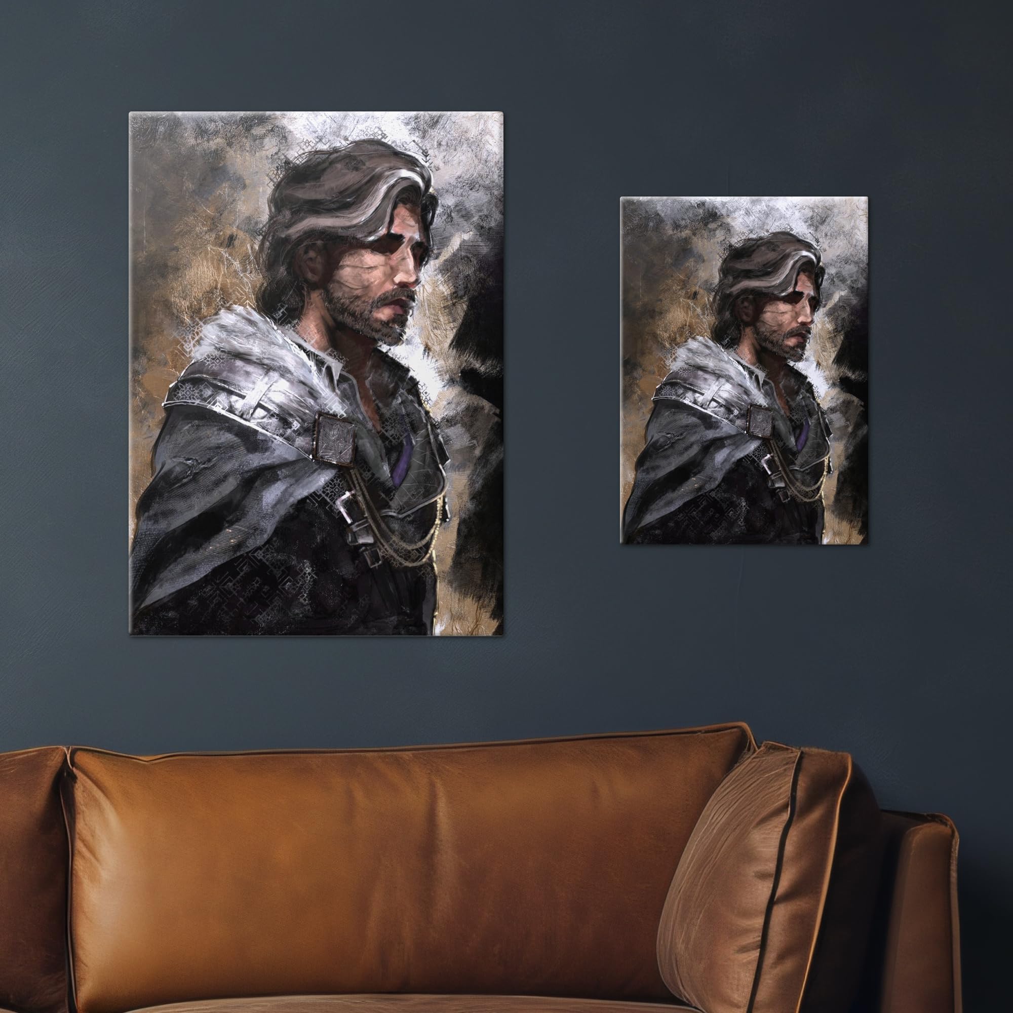 Displate Officiel Clair Obscur: Expedition 33 Poster - Verso Concept Art - Métallique Fixation Magnétique Licence Officielle Image Affiche de Haute Qualité 45 cm x 32 cm