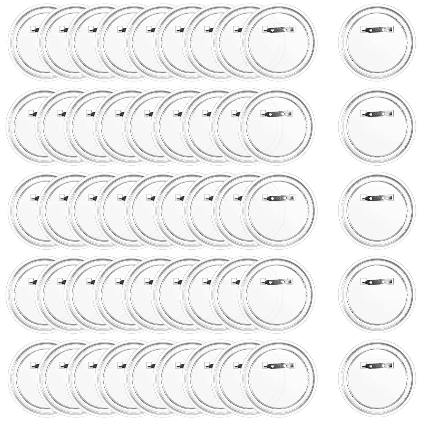 Épingles à boutons transparentes pour personnaliser vos décorations de mariage et fêtes de famille