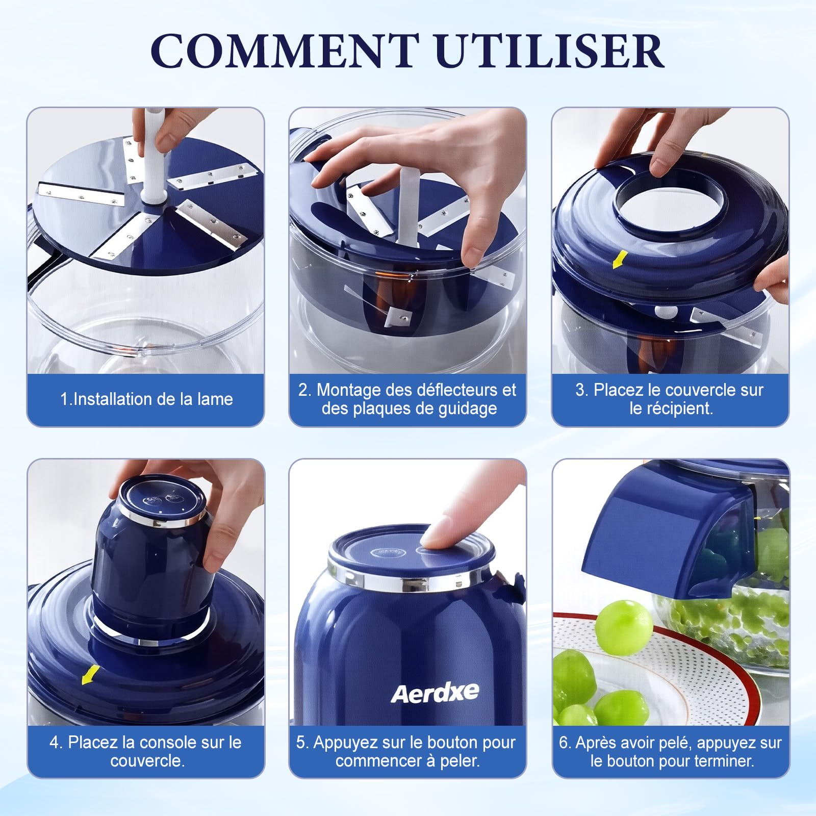 Machine à éplucher Le Raisin, Machine à éplucher Automatique, éplucheur D'ail, Machines à éplucher La Peau D'ail, Machines à éplucher Les Fruits, Aussi pour Gingembre, Noix, Piment
