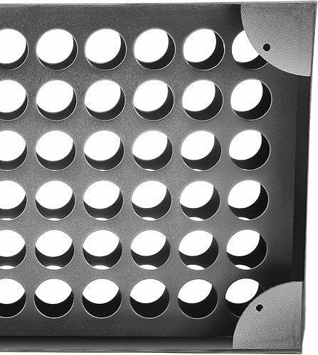 Miniatura 8 de Soporte de tatuaje de 78 agujeros para tinta de pigmento montado en la pared pigmento para botellas de tinta de tatuaje 19.7x10x3.9in