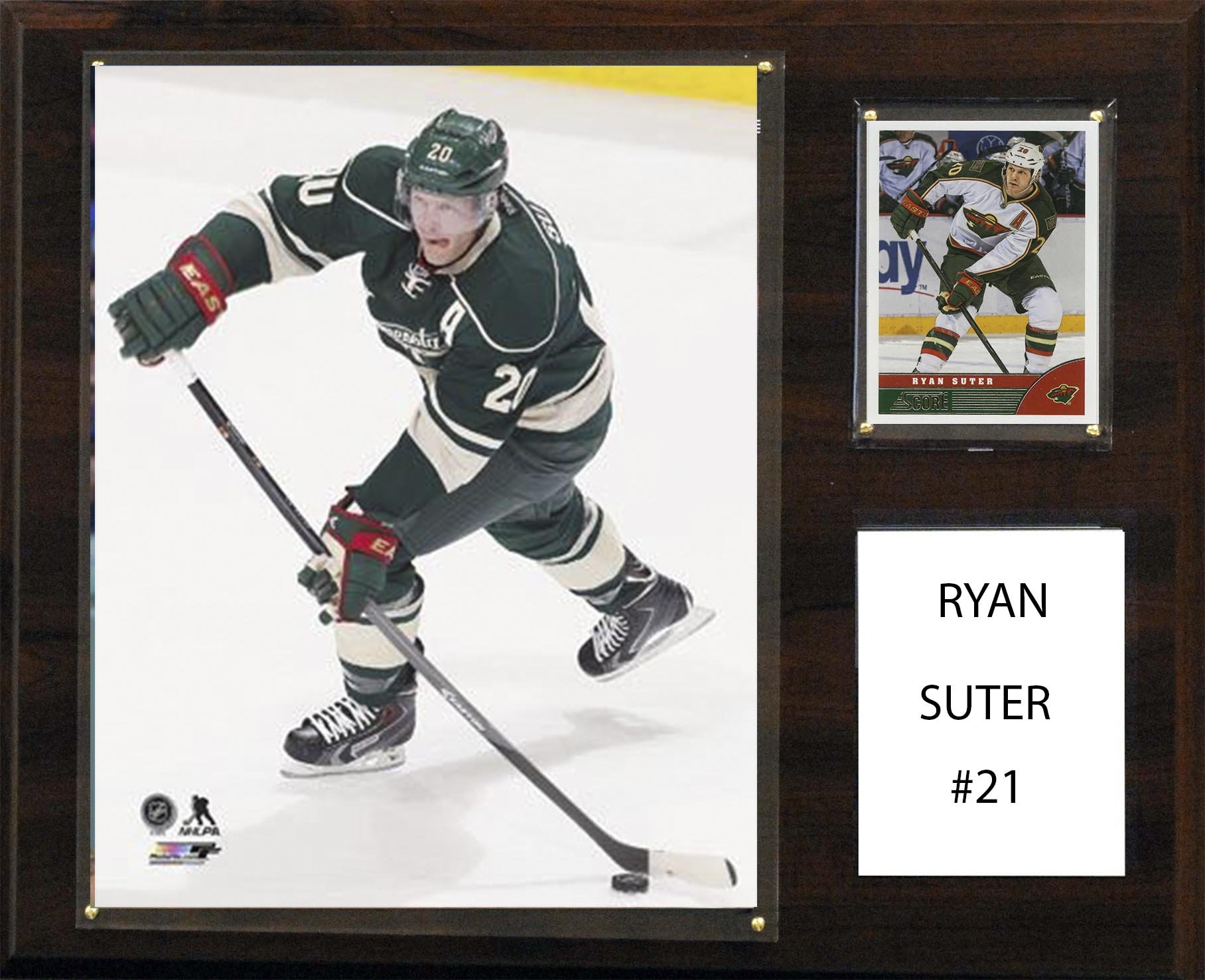 C&I Collectables NHL Minnesota Wild Ryan Suter 12 x 15-Inch Player Plaque