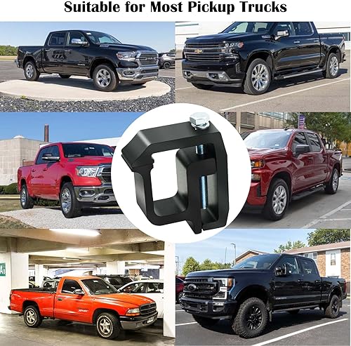 Miniatura 5 de Sporthfish Abrazadera de montaje tonneau, abrazaderas de cubierta para camión, abrazaderas de carcasa para camioneta y cama cámper para Chevy