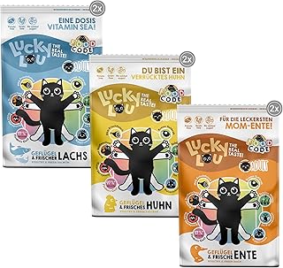 Lucky Lou Food Code Adult Dry Food Mix for Cats - 6 x 750 g - Dry Cat Food for Adult Cats, No Grain & Sugar product image